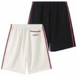 Gucci GG Men Viscose Shorts with Interlocking G Ivory Cotton Jersey Jacquard - Image 4