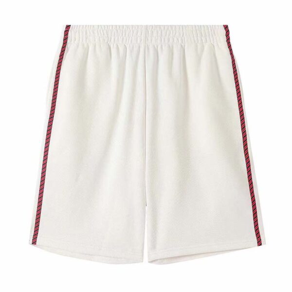 Gucci GG Men Jersey shorts Gucci Embroidery Ivory Cotton Jersey Jacquard (5)