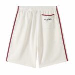 Gucci GG Men Viscose Shorts with Interlocking G Ivory Cotton Jersey Jacquard - Image 3