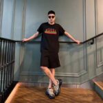 Gucci GG Men Original Gucci Print Oversize T-Shirt Black Cotton Jersey Crewneck - Image 10