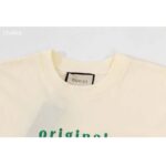 Gucci GG Women Original Gucci Print Oversize T-Shirt White Cotton Jersey Crewneck - Bild 6