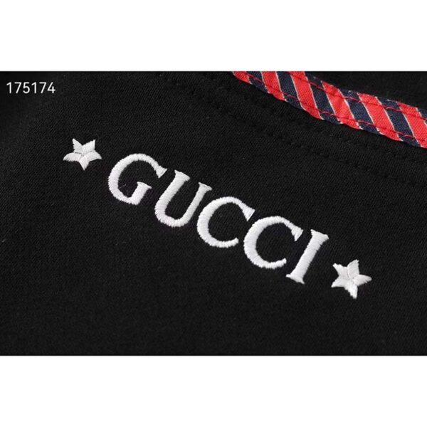 Gucci GG Men Viscose Shorts with Interlocking G Black Cotton Jersey Jacquard (8)