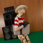 Gucci GG Unisex Ophidia Medium GG Tote Bag Beige Blue Supreme Canvas - Image 10