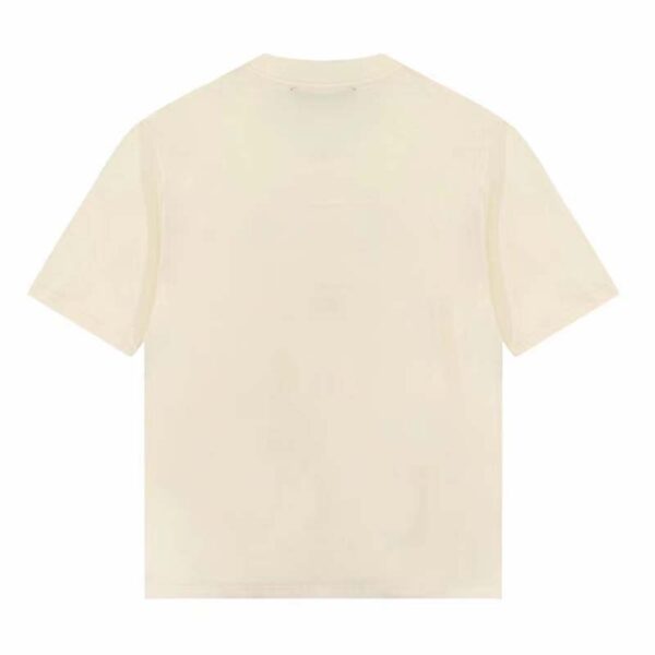 Gucci GG Women Bananya Cat Cotton T-Shirt White Cotton Jersey Crewneck Oversize Fit (15)