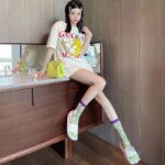 Gucci GG Women Bananya Cat Cotton T-Shirt White Cotton Jersey Crewneck Oversize Fit - Image 11