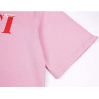 Gucci GG Women Bananya Cotton T-Shirt Pink Jersey Crewneck Oversize Fit (5)