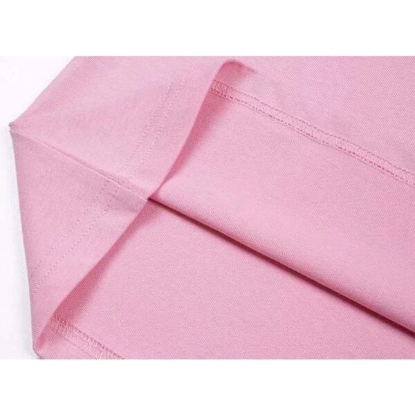 Gucci GG Women Bananya Cotton T-Shirt Pink Jersey Crewneck Oversize Fit (3)