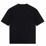 Gucci GG Men Cotton Jersey T-Shirt Black Gucci Mirror Print Crewneck Oversize Fit – Image 3