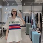 Gucci GG Women Cotton T-Shirt White Cotton Jersey Crewneck Oversize - Image 12