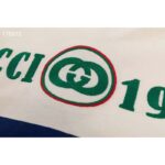 Gucci GG Men Cotton T-Shirt White Cotton Jersey Crewneck Oversize - Image 6