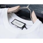 Gucci GG Women Crystal 1921 Gucci Cotton T-Shirt Crewneck Oversize Fit - Imagen 7