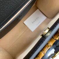 Gucci GG Women Diana Small Tote Bag Double G Black Leather (1)