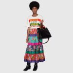 Gucci GG Women Gucci 100 Cotton T-Shirt White Cotton Jersey Crewneck Oversize Fit - Image 13