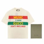 Gucci GG Women Gucci 100 Cotton T-Shirt White Cotton Jersey Crewneck Oversize Fit - Image 2