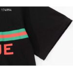 Gucci GG Women Gucci Boutique Print Oversize T-Shirt Cotton Jersey Crewneck – Image 6