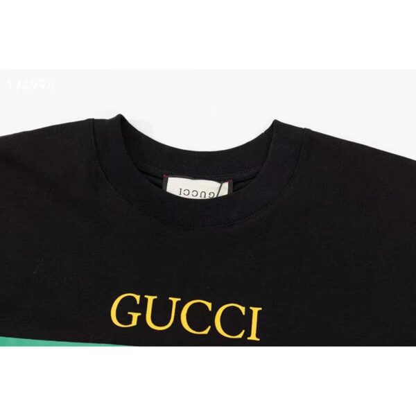 Gucci GG Women Gucci Boutique Print Oversize T-Shirt Cotton Jersey Crewneck (5)