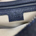 Gucci GG Unisex Horsebit 1955 Small Bag Beige Blue GG Supreme Canvas - Image 10