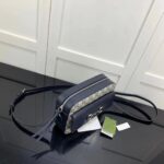 Gucci GG Unisex Horsebit 1955 Small Bag Beige Blue GG Supreme Canvas - Image 7