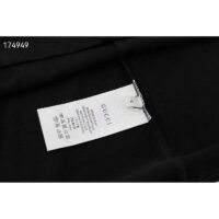 Gucci GG Women Original Gucci Print Oversize T-Shirt Black Cotton Jersey Crewneck (6)