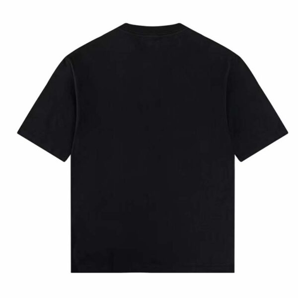 Gucci GG Women Original Gucci Print Oversize T-Shirt Black Cotton Jersey Crewneck (8)