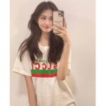 Gucci GG Women Original Gucci Print Oversize T-Shirt White Cotton Jersey Crewneck - Bild 10