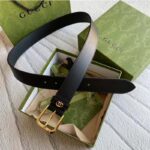 Gucci Unisex GG Belt with Square Buckle and Interlocking G 3.6 cm Width - Image 2