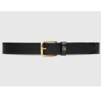 Gucci Unisex GG Belt with Square Buckle and Interlocking G 3.6 cm Width (6)