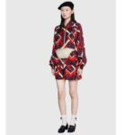 Gucci Unisex GG Embossed Belt Bag White Tonal Leather - Image 10