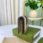 Gucci Unisex Ophidia Card Case Wallet Beige White GG Supreme Canvas - Image 6