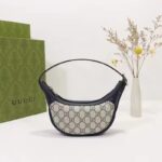 Gucci Unisex Ophidia GG Mini Bag Blue Beige GG Supreme Canvas - Image 2