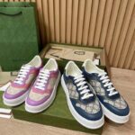 Gucci Unisex Sneaker White Beige GG Supreme Canvas Printed Interlocking G - Bild 11