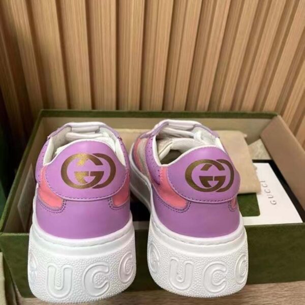 Gucci Unisex Sneaker White Beige GG Supreme Canvas Printed Interlocking G (11)