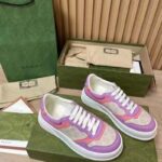 Gucci Unisex Sneaker White Beige GG Supreme Canvas Printed Interlocking G - Bild 2