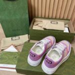 Gucci Unisex Sneaker White Beige GG Supreme Canvas Printed Interlocking G - Bild 9