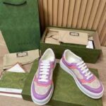 Gucci Unisex Sneaker White Beige GG Supreme Canvas Printed Interlocking G - Bild 5