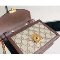 Gucci Women Dionysus GG Mini Shoulder Bag Beige Ebony Supreme Canvas (2)