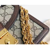 Gucci Women Dionysus GG Mini Shoulder Bag Beige Ebony Supreme Canvas (2)