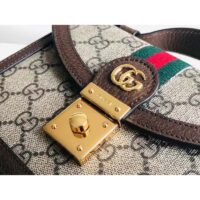 Gucci Women Dionysus GG Mini Shoulder Bag Beige Ebony Supreme Canvas (2)
