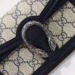 Gucci Women Dionysus GG Super Mini Bag Beige Blue GG Supreme Canvas - Image 9