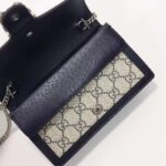 Gucci Women Dionysus GG Super Mini Bag Beige Blue GG Supreme Canvas - Image 7