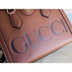 Gucci Women GG Diana Small Tote Bag Double G Brown Leather – Bild 6