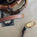 Gucci Women GG Diana Small Tote Bag Double G Brown Leather – Bild 9