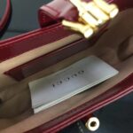 Gucci Women Jackie 1961 Mini Shoulder Bag Red Leather Gold-Toned Hardware - Image 7