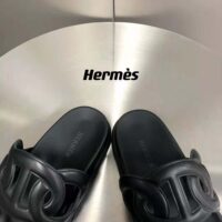 Hermes Women Extra Sandal in Nappa Leather-Black (1)