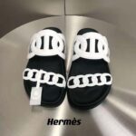 Hermes Women Extra Sandal in Nappa Leather-White - Imagen 3