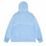 Louis Vuitton LV Men Damier Spread Windbreaker Polyester Blue Regular Fit – Image 3