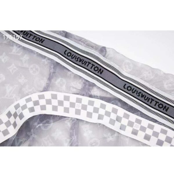 Louis Vuitton LV Men Organza Track Top Polyester Translucent Regular Fit (6)