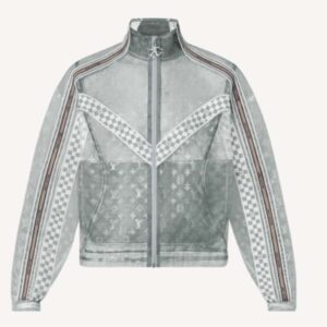 Louis Vuitton LV Men Organza Track Top Polyester Translucent Regular Fit