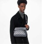 Louis Vuitton LV Men Outdoor Messenger Bag Gunmetal Gray Monogram Coated Canvas - Bild 12