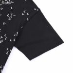 Louis Vuitton LV Women Spread Embroidered T-Shirt Cotton Black Regular Fit - Bild 10